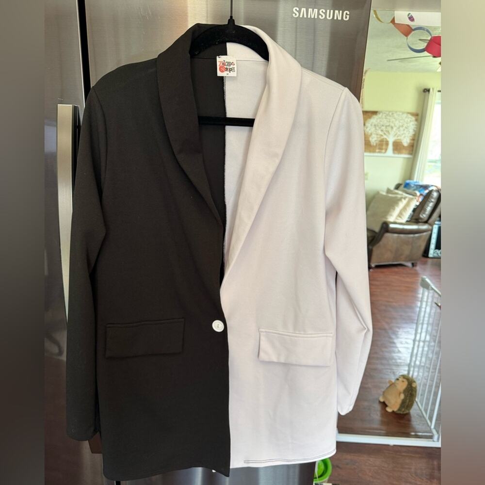 (M) Zig Zag Stripe Blazer